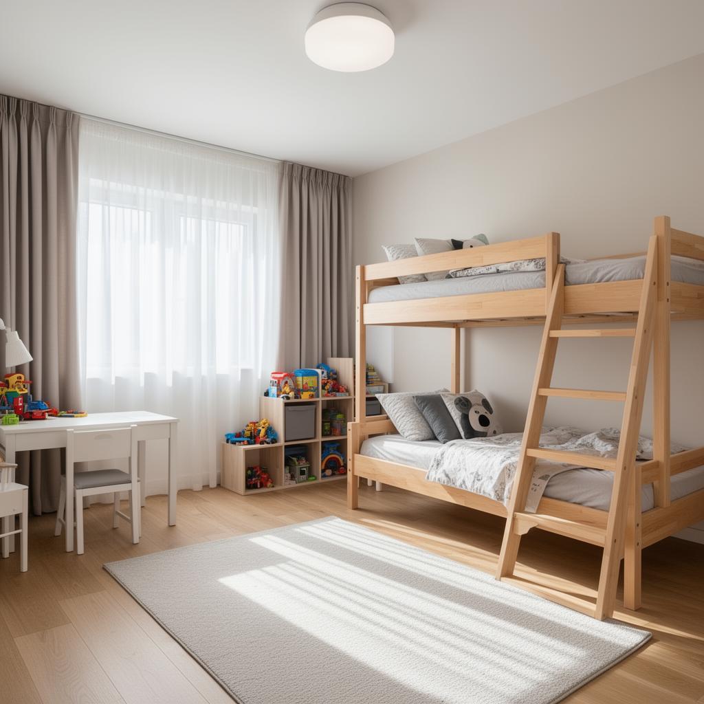 Children's bedroom diagram showing common bed bug hiding spots