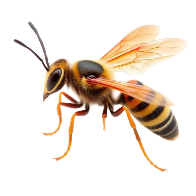 Close-up photo of hornets