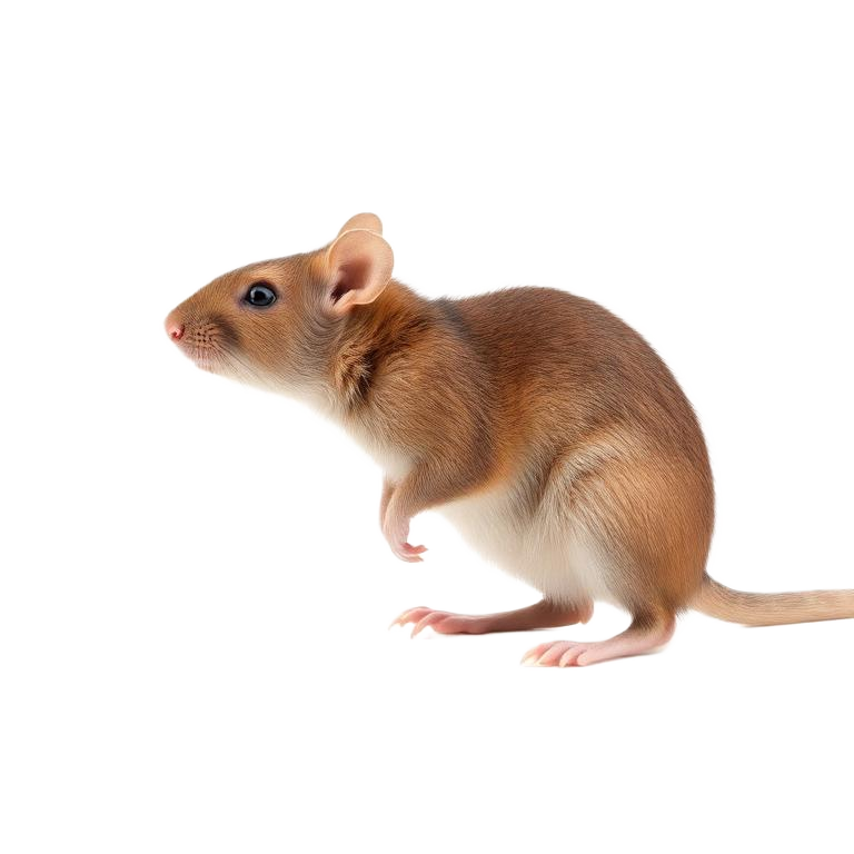 Close-up photo of a brown rat